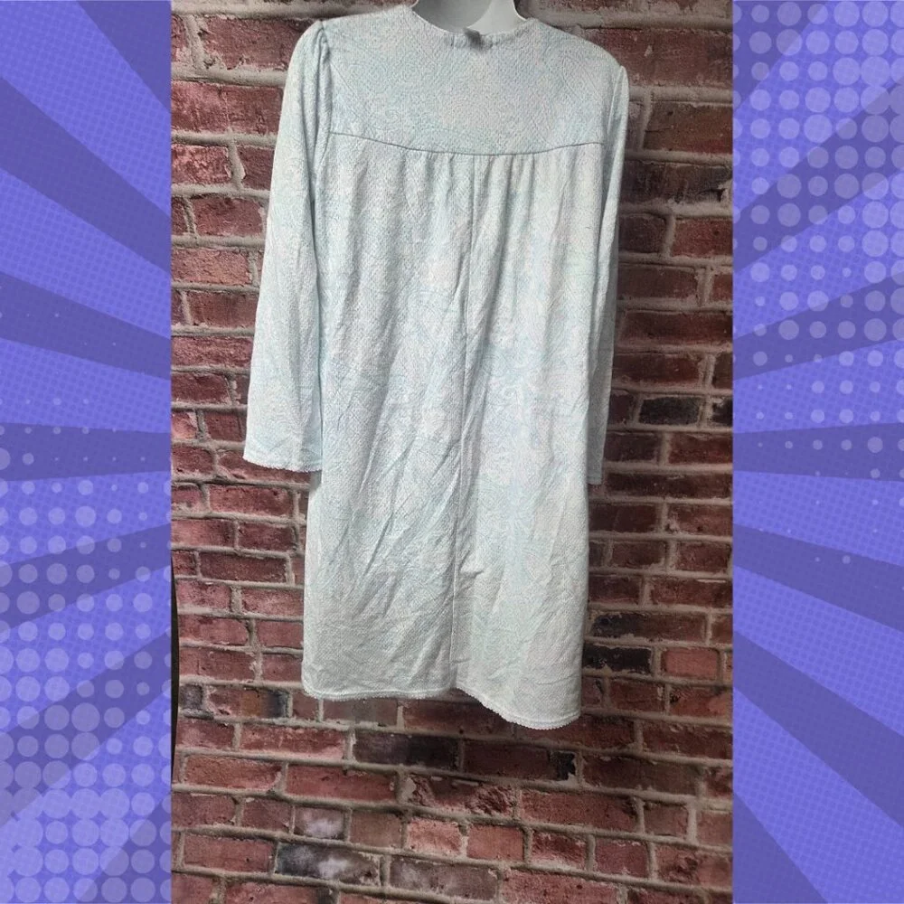 Miss Elaine Women’s Nightgown‎ Day Dress Size Small 3/4 Sleeve